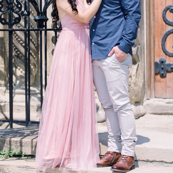 Windsor dusty pink dress in small - Picture 4 of 6